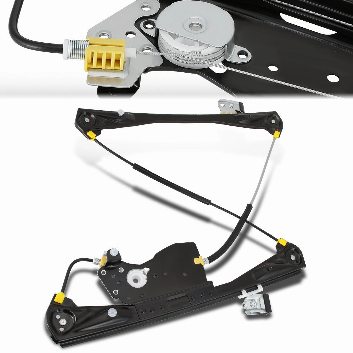 00-02 Lincoln LS Power Window Regulator w/o Motor - Front Left Driver Side