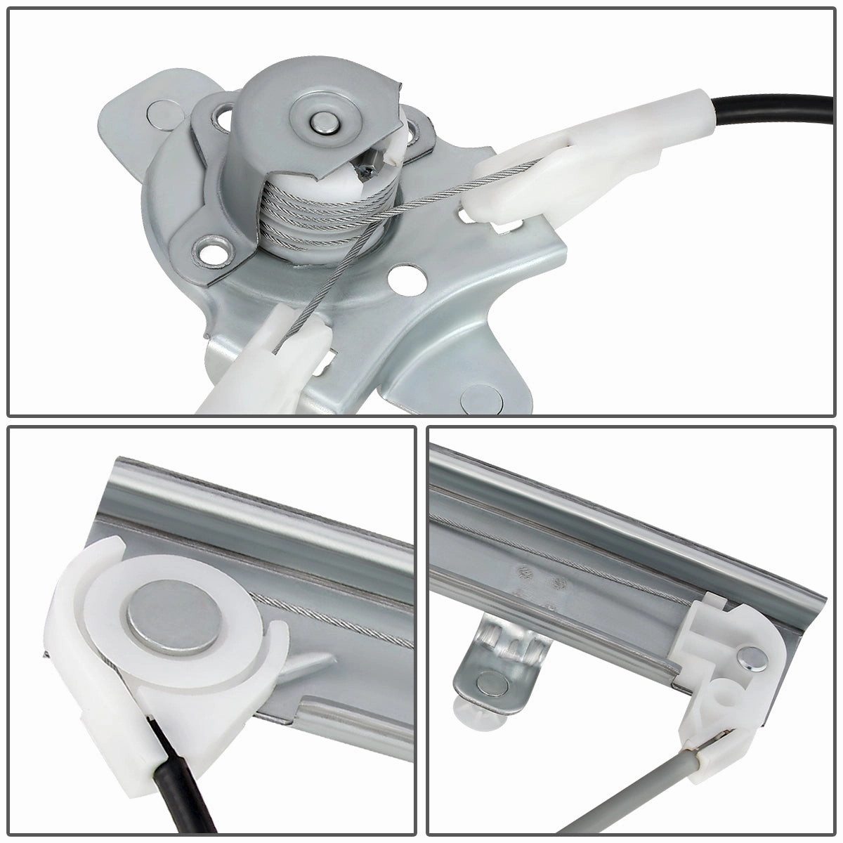 00-05 Hyundai Accent Hatchback Manual Window Regulator - Front Left Driver Side