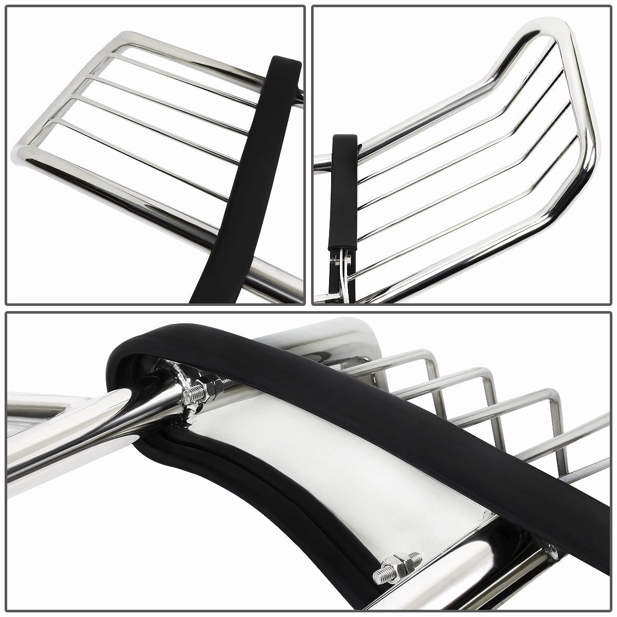 00-06 Chevy Suburban Tahoe 99-02 Silverado Brush Grille Guard - Stainless Steel