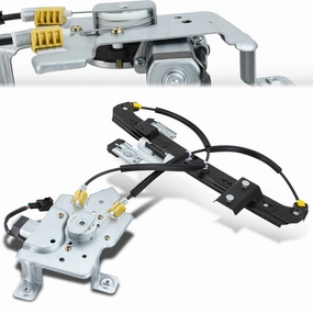 00-06 Chevy Tahoe GMC Yukon Power Window Regulator w/Motor - Rear Right Passenger Side