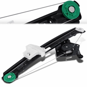 00-07 Ford Focus Power Window Regulator w/o Motor - Rear Left Driver Side