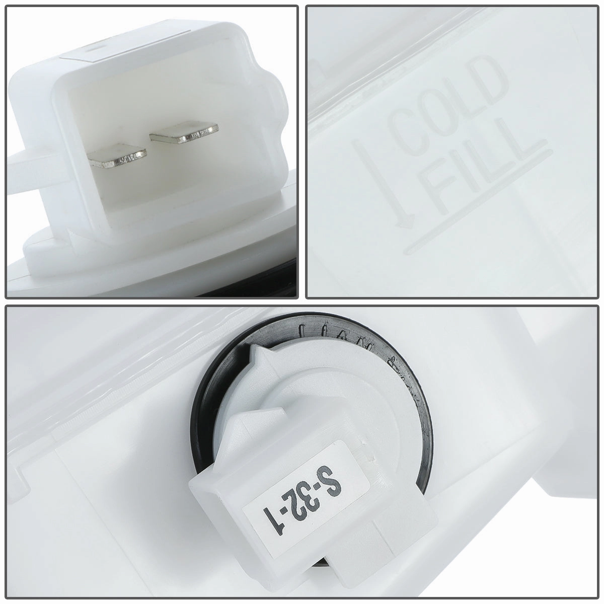 01-02 Ford Explorer Sport Trac/ 01-07 Ranger 2.5L 3.0L 4.0L Combined Coolant/ Windhield Washer Fluid Reservoir