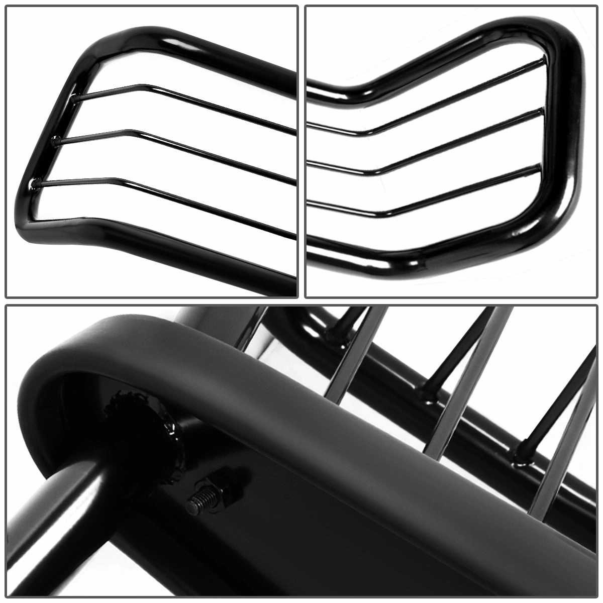 01-05 Toyota RAV4 Brush Grille Guard - Steel - Black