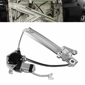 01-06 Mazda Tribute Power Window Regulator w/Motor - Rear Right Passenger Side