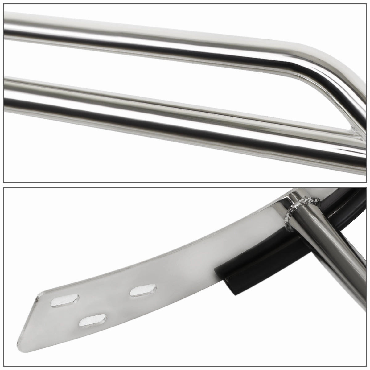 01-07 Toyota Highlander Brush Grille Guard - Stainless Steel