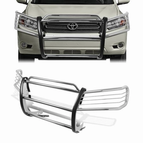 01-07 Toyota Highlander Brush Grille Guard - Stainless Steel