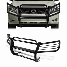 01-07 Toyota Highlander Brush Grille Guard - Steel - Black