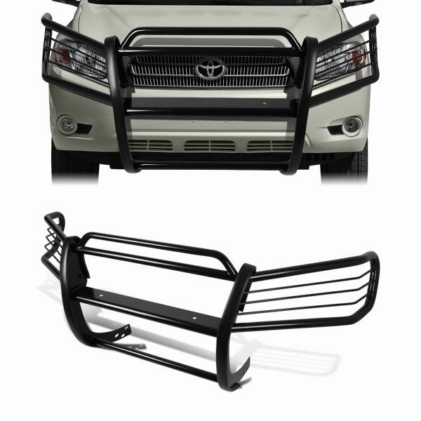 01-07 Toyota Highlander Brush Grille Guard - Steel - Black