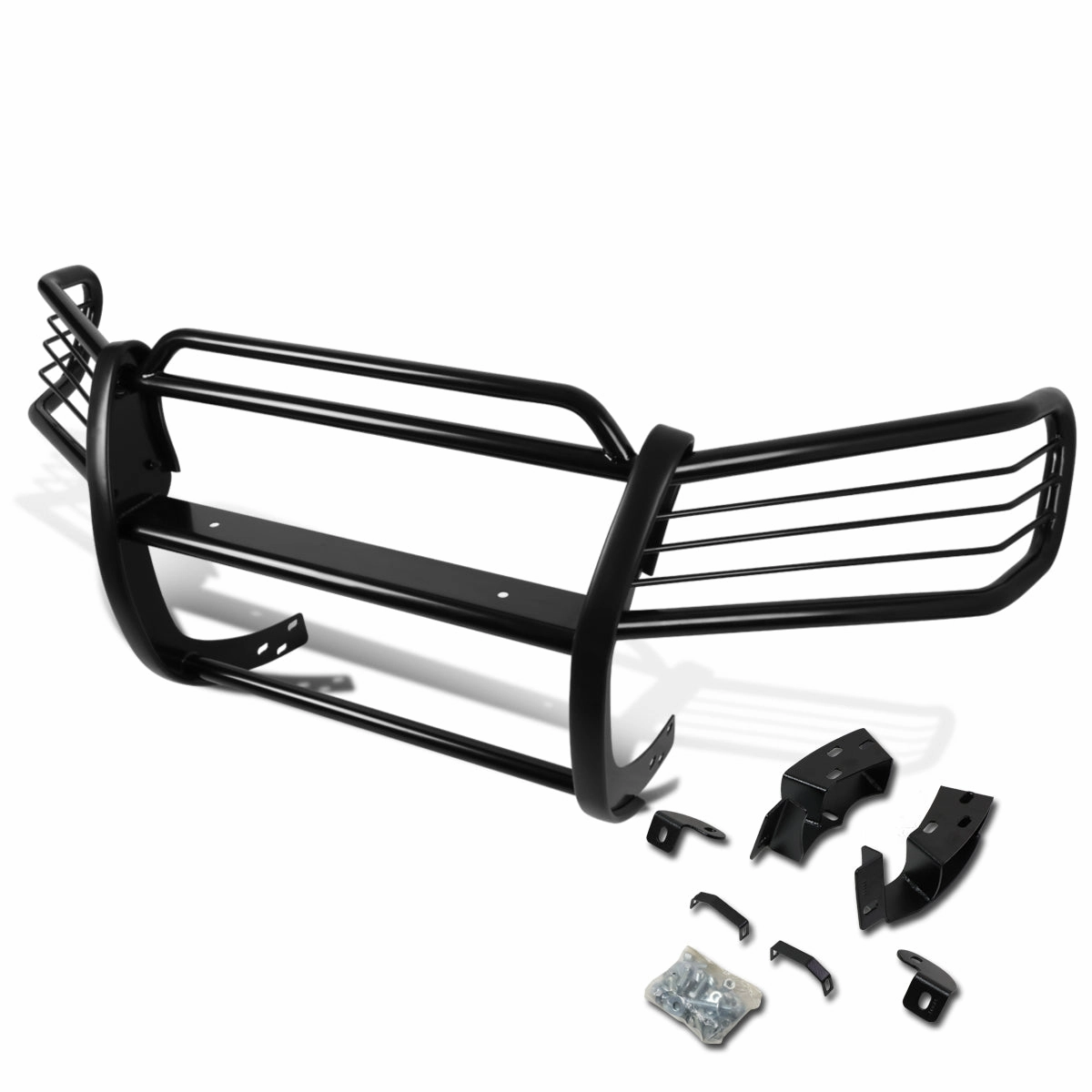 01-07 Toyota Highlander Brush Grille Guard - Steel - Black