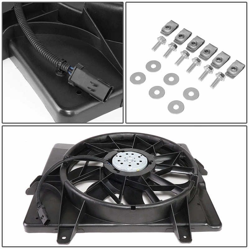 01-08 Chrysler PT Cruiser 2.4L Non Turbo Radiator Cooling Fan Assembly - CH3115118