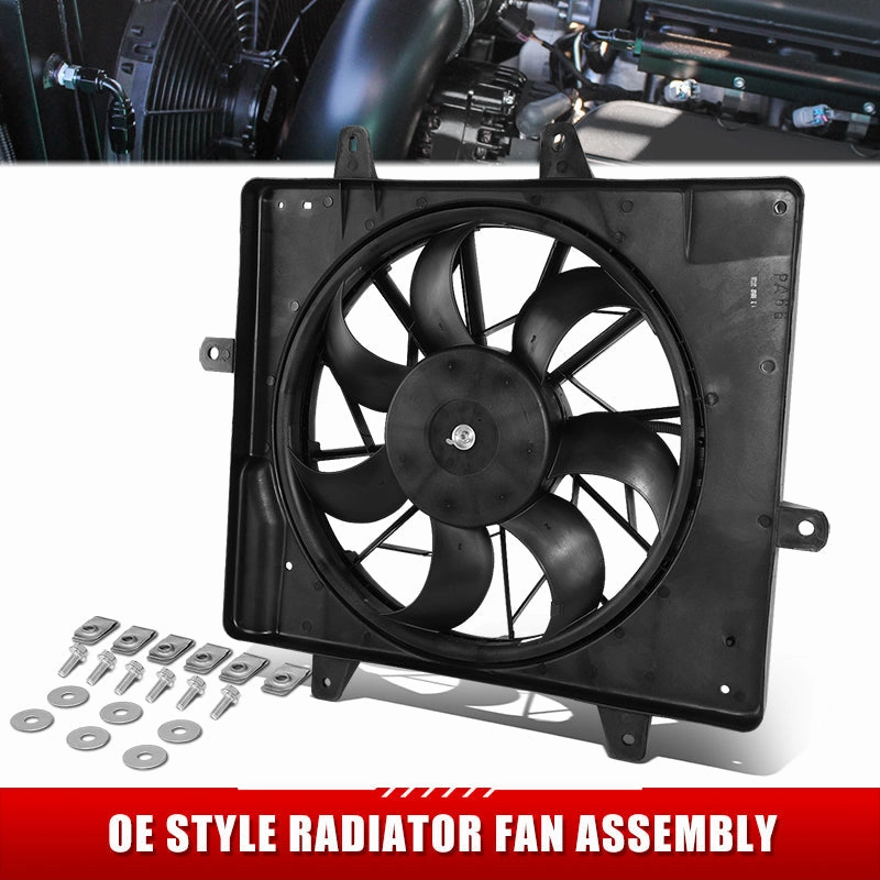01-08 Chrysler PT Cruiser 2.4L Non Turbo Radiator Cooling Fan Assembly - CH3115118
