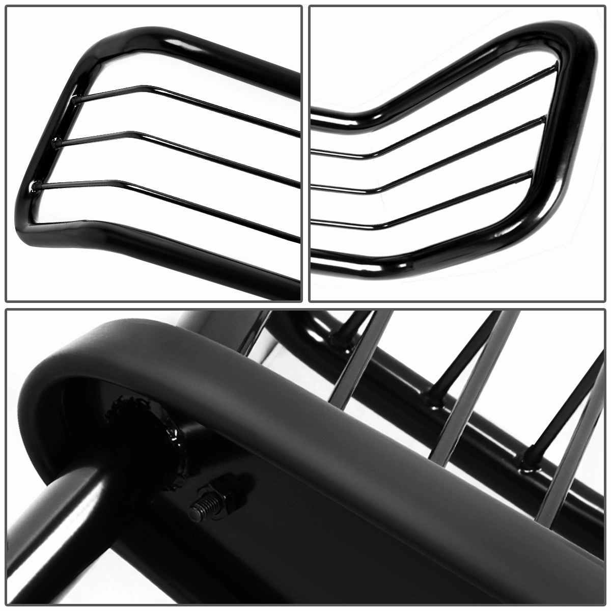 02-04 Nissan Xterra Brush Grille Guard - Steel - Black