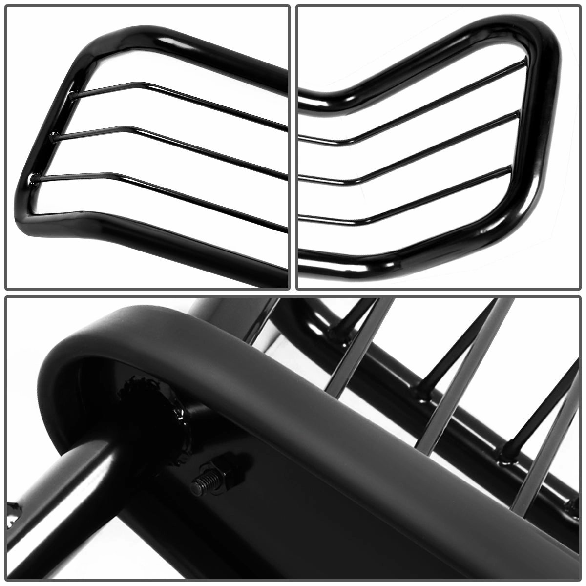 02-05 Dodge Ram 1500 2500 3500 Brush Grille Guard - Steel - Black