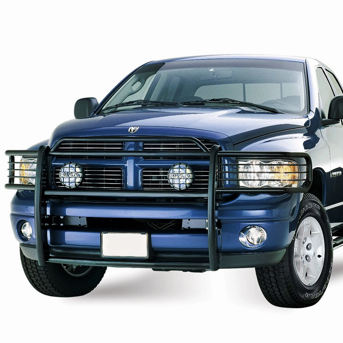 02-05 Dodge Ram 1500 2500 3500 Brush Grille Guard - Steel - Black