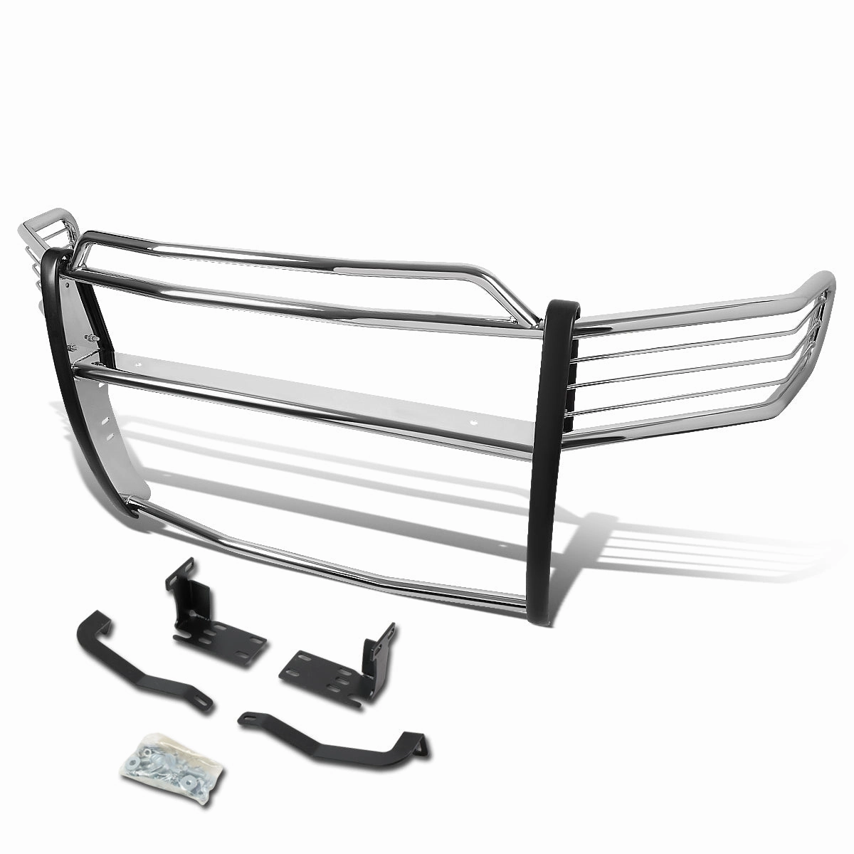02-05 Dodge Ram 1500 2500 3500 Brush Grille Guard - Steel - Stainless Steel
