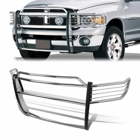 02-05 Dodge Ram 1500 2500 3500 Brush Grille Guard - Steel - Stainless Steel