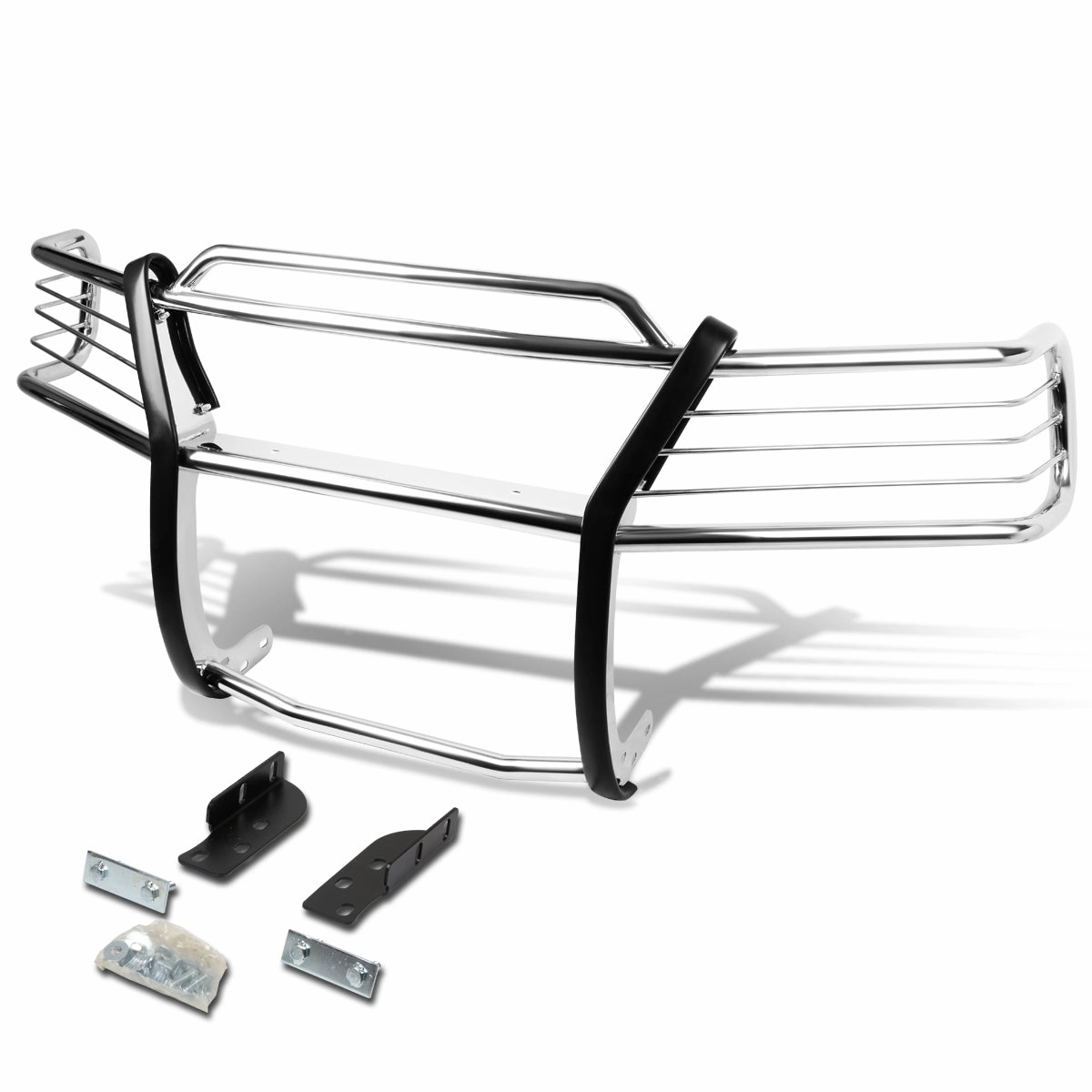 02-05 Ford Explorer Brush Grille Guard - Stainless Steel