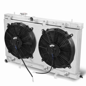 02-07 Subaru Impreza WRX STI 2.0L 2.5L 2-Rows Full Aluminum Radiator Fan Shroud