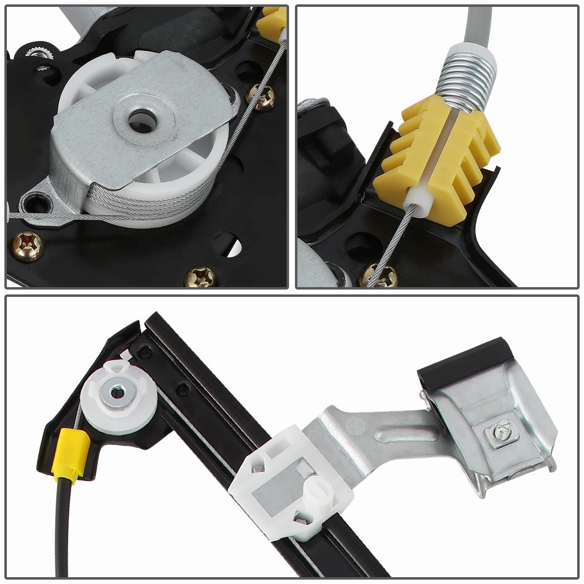02-10 Ford Explorer 03-05 Lincoln Aviator Power Window Regulator w/Motor - Front Right Passenger Side