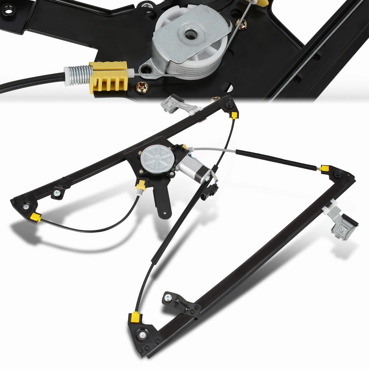 02-10 Ford Explorer 03-05 Lincoln Aviator Power Window Regulator w/Motor - Front Right Passenger Side