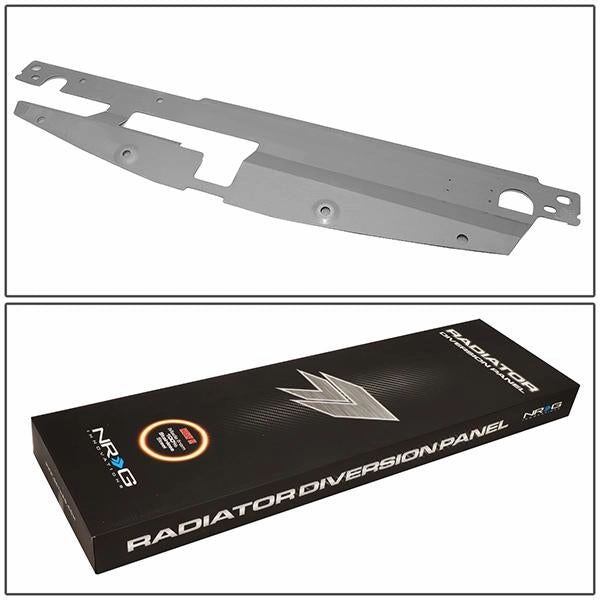 03-06 Mitsubishi Evo VIII Air Diversion Panel - Stainless Steel - DVP-2051