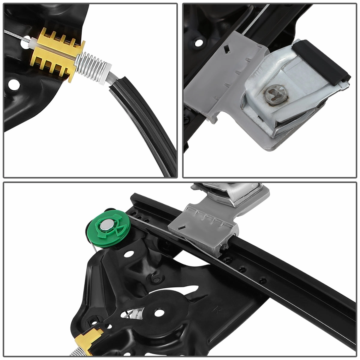 03-07 Cadillac CTS Power Window Regulator w/o Motor - Front Right Passenger Side