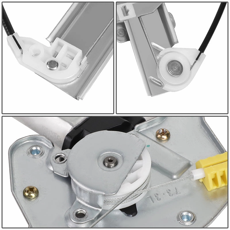 04-05 Dodge Verna 00-05 Hyundai Accent Sedan Power Window Regulator w/Motor - Rear Left Driver Side