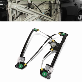 04-08 Ford F150 06-08 Lincoln Mark LT Crew Cab Power Window Regulator w/o Motor - Front Right Side