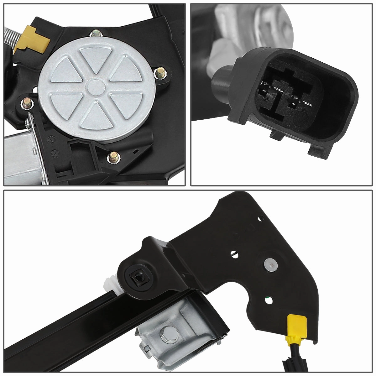 04-08 Ford F150 Lobo 06-08 Lincoln Mark LT Crew Cab Power Window Regulator w/Motor - Rear Right Side