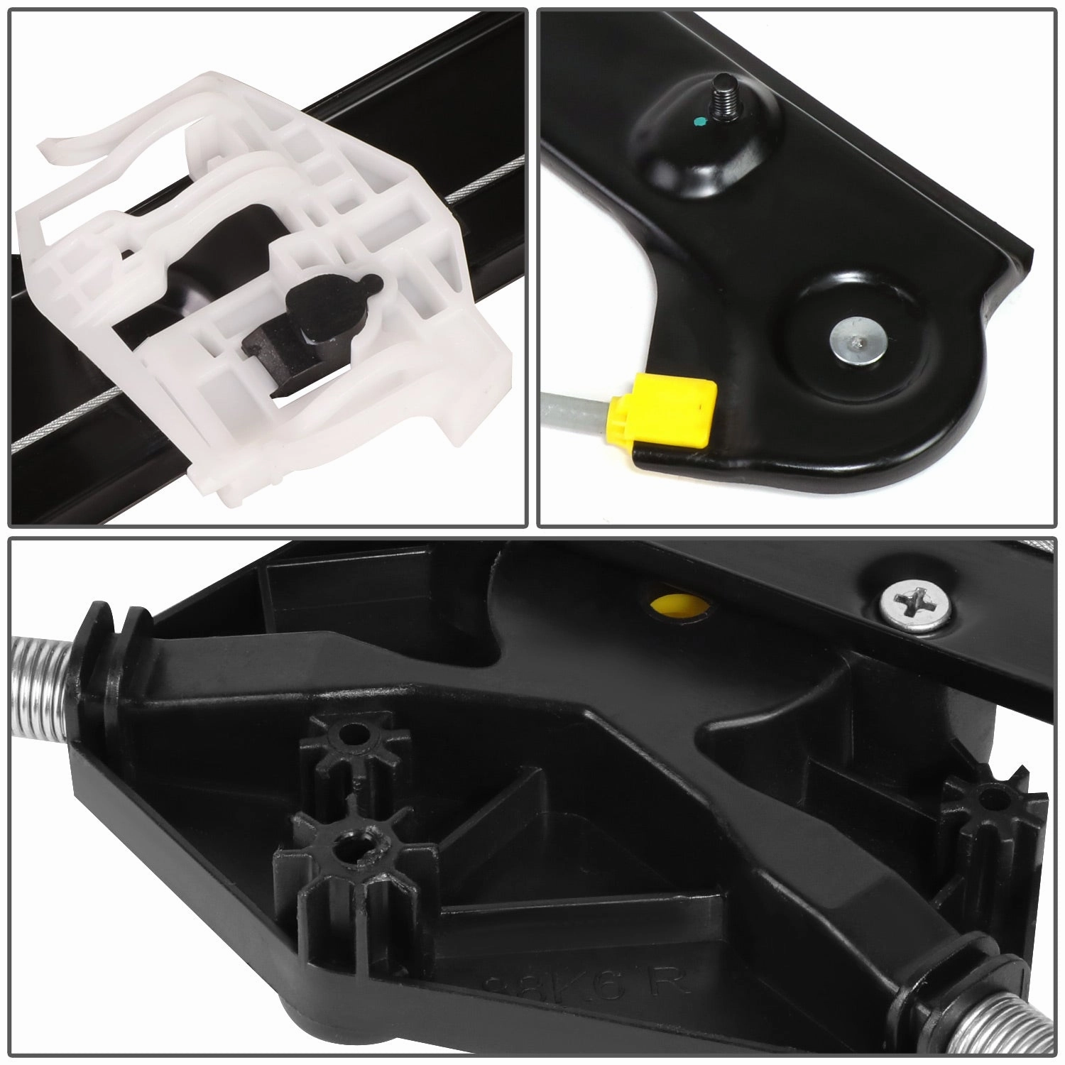 04-10 BMW X3 Power Window Regulator w/o Motor - Rear Right Passenger Side