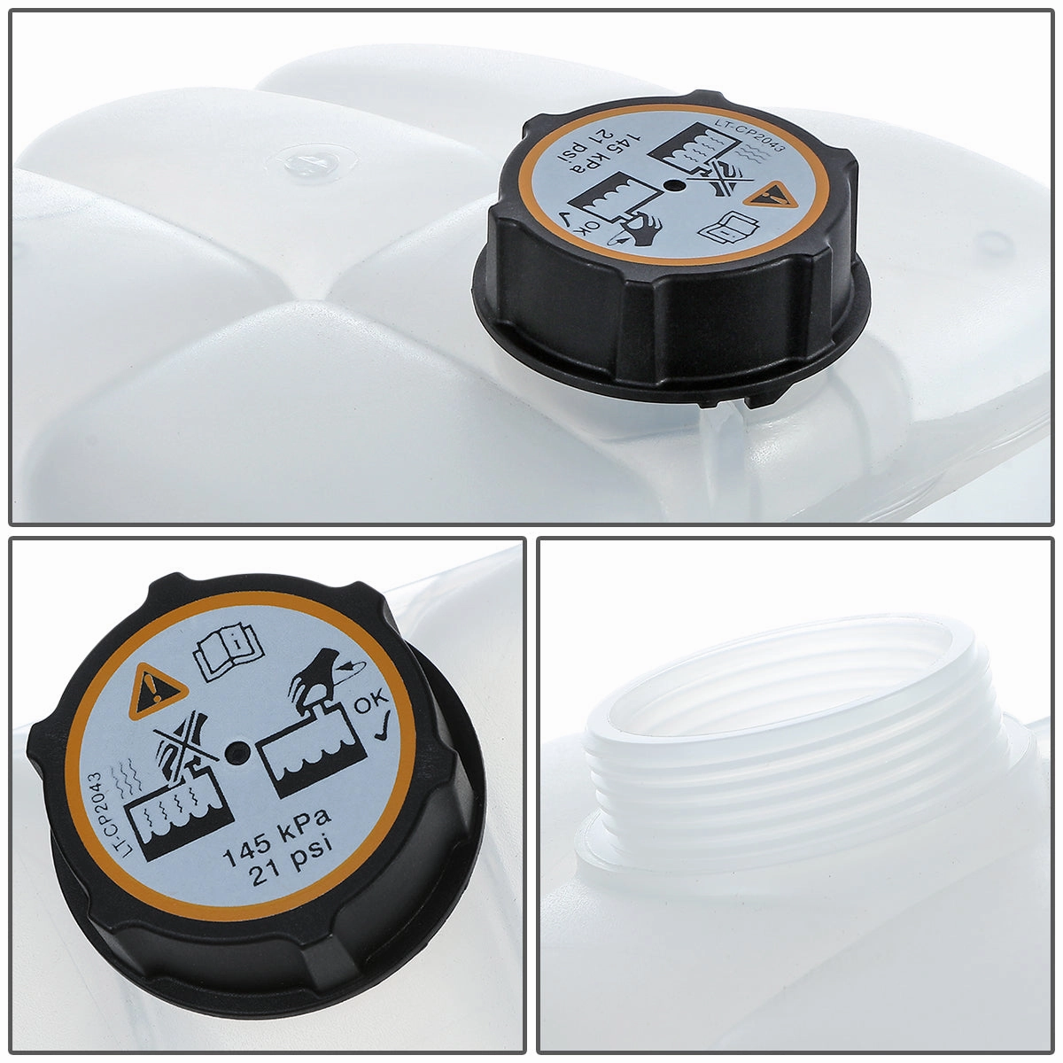04-13 Volvo S40 C70 V50 C30 Coolant Overflow Reservoir w/ Cap