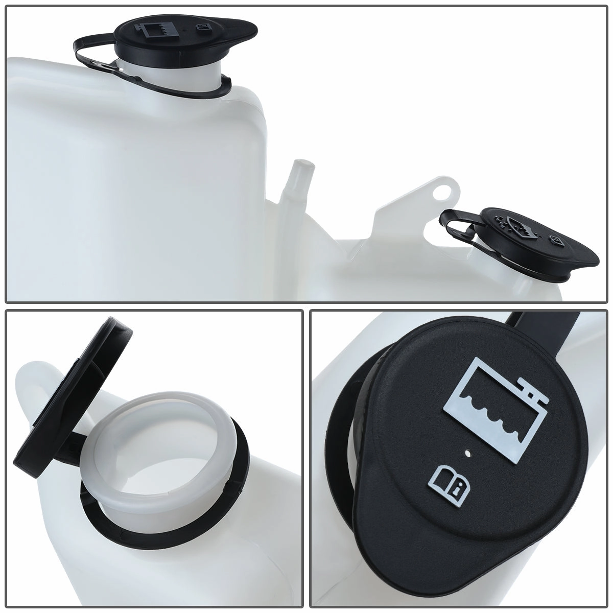 05-07 Dodge Dakota / 06-07 Mitsubishi Raider Combined Coolant/ Windshield Washer Fluid Reservoir Tank