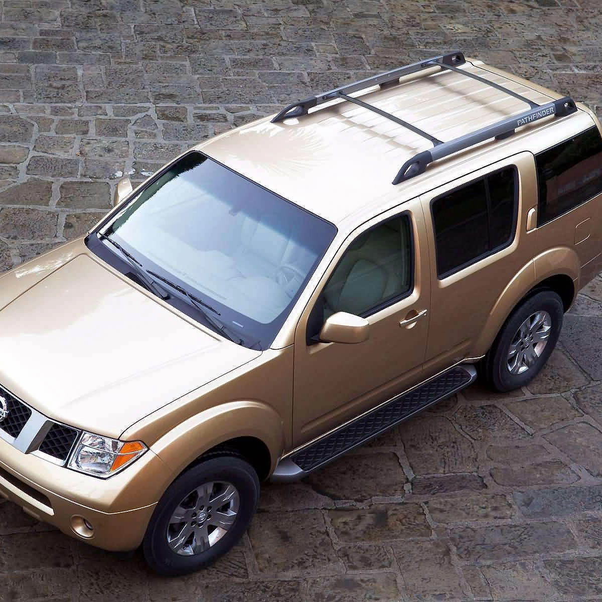 05-12 Nissan Pathfinder Factory Style Roof Rack Cross Bars - Aluminum