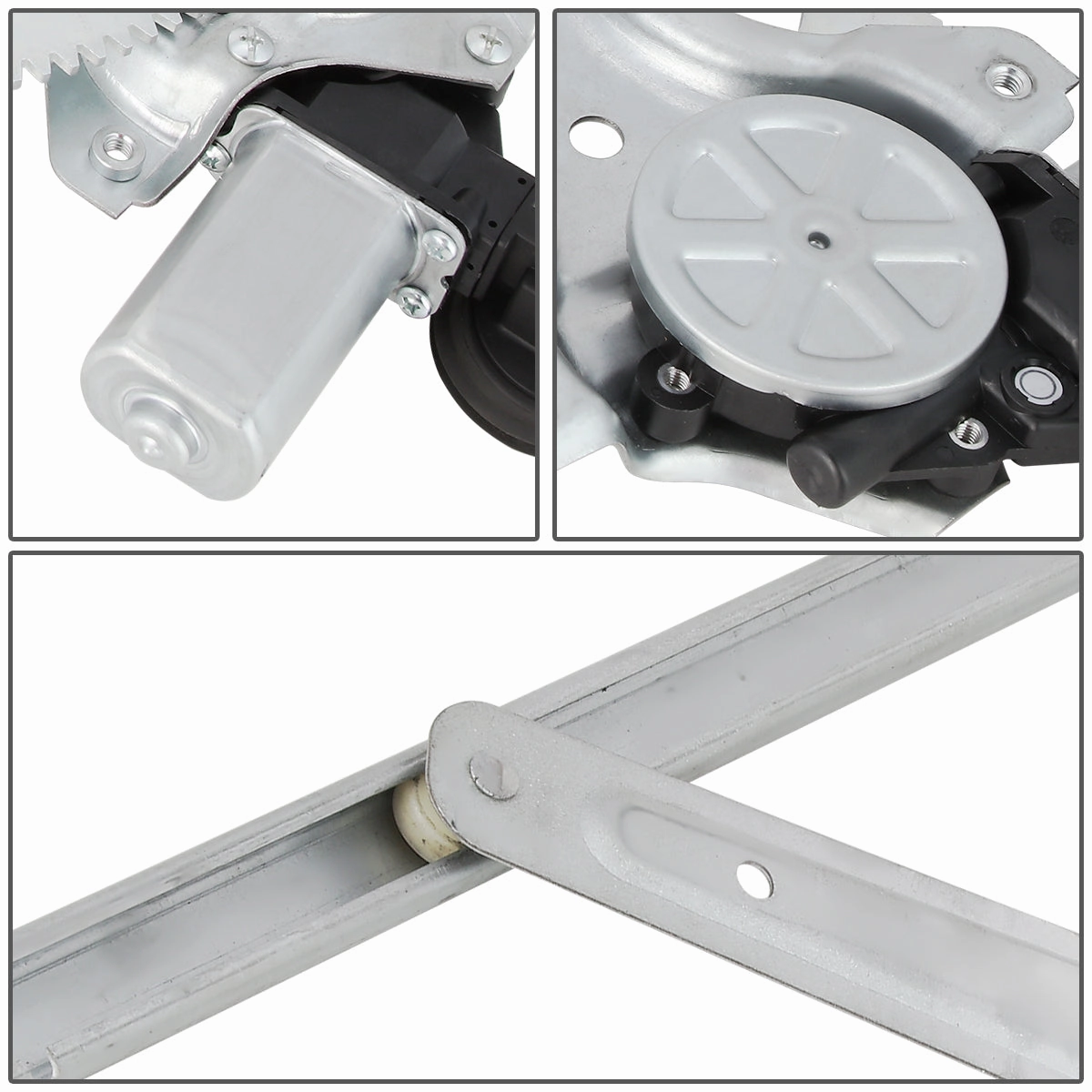 05-18 Toyota Tacoma Crew Cab Power Window Regulator w/Motor - Front Left /Rear Left Side