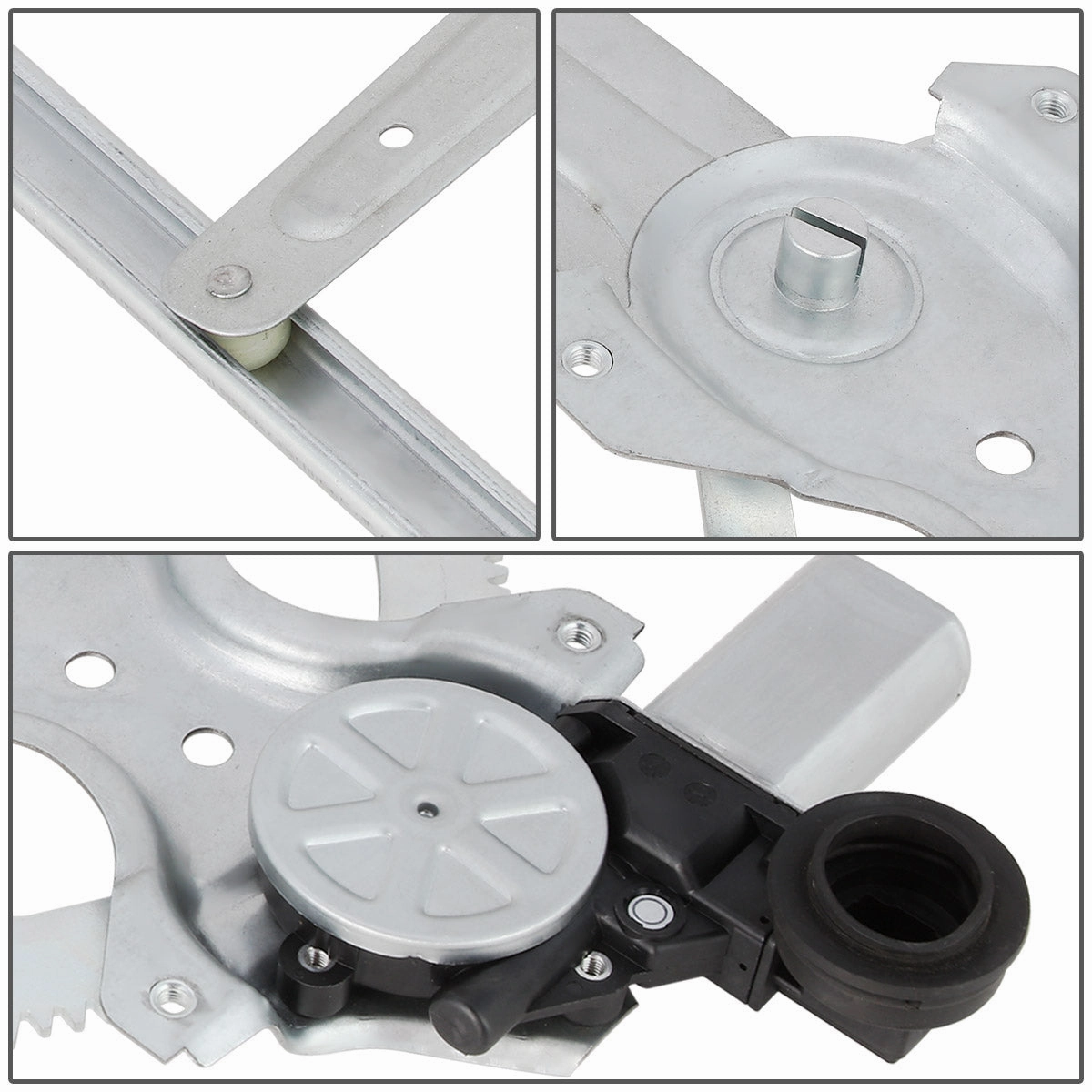 05-18 Toyota Tacoma Crew Cab Power Window Regulator w/Motor - Front Left /Rear Left Side