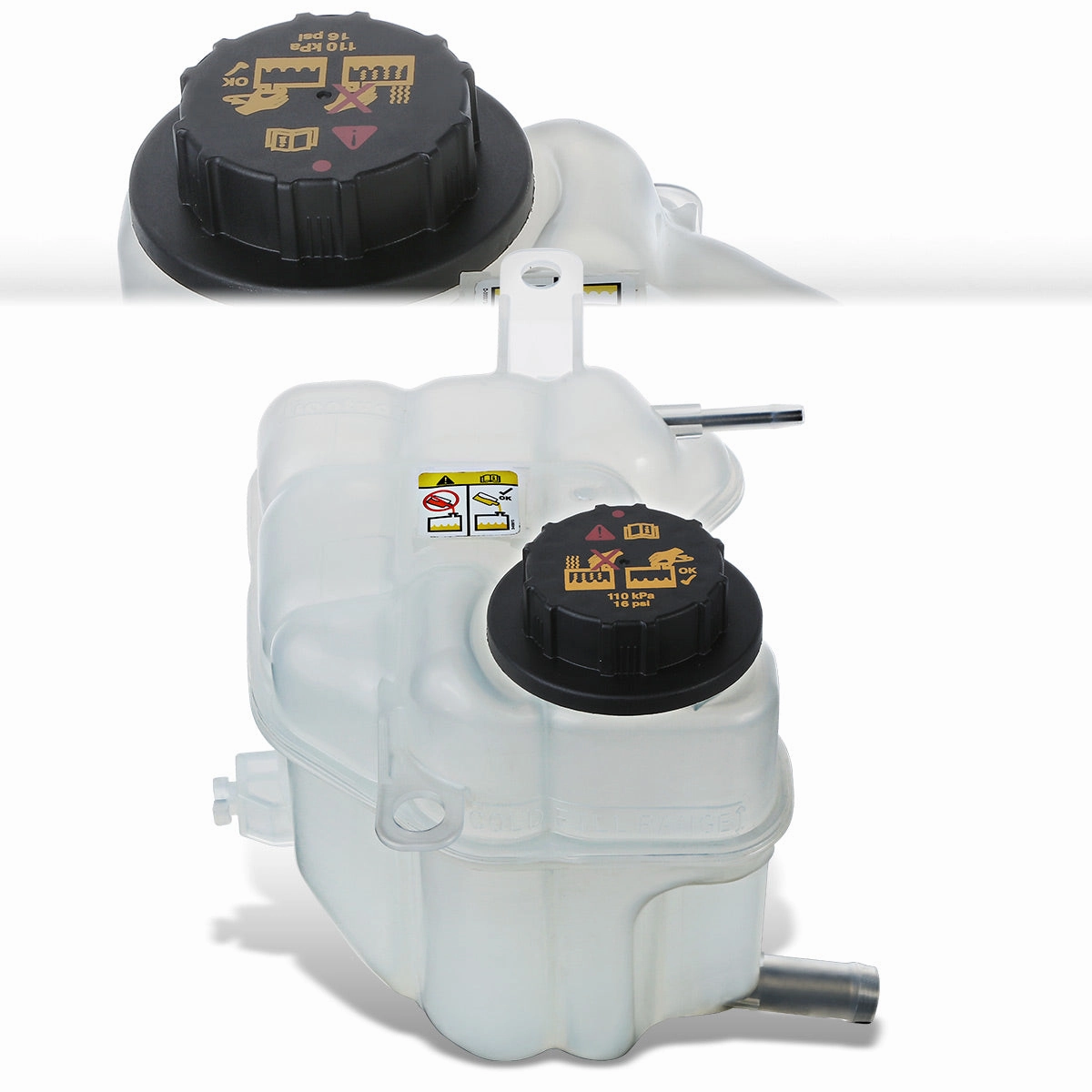 06-09 Ford Fusion Mercury Milan 2.3L 3.0L Coolant Overflow Reservoir w/ Cap