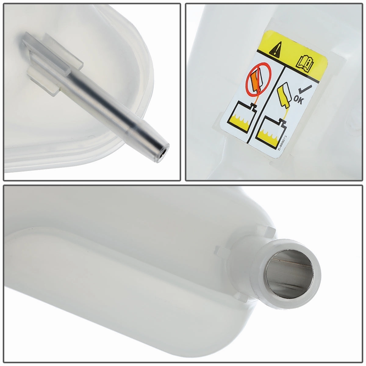 06-09 Ford Fusion Mercury Milan 2.3L 3.0L Coolant Overflow Reservoir w/ Cap