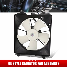 06-11 Honda Civic Hybrid Radiator Cooling Fan Assembly - 19030RMXA51