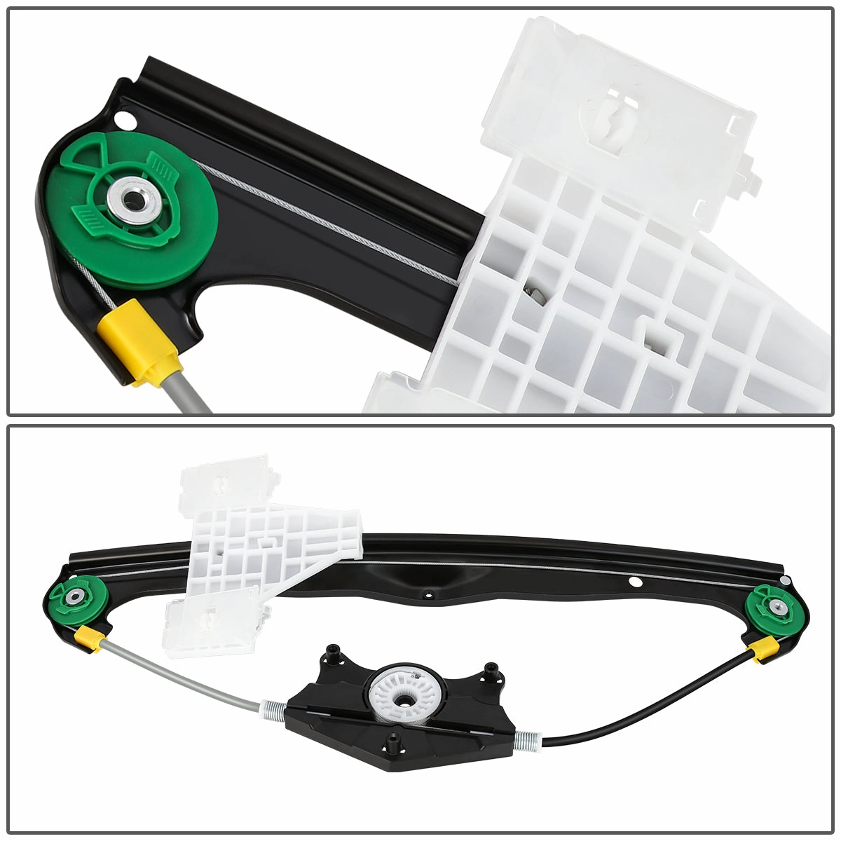 06-13 Audi A3 Hatchback Power Window Regulator w/o Motor - Rear Left Side