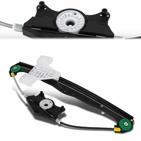 06-13 Audi A3 Hatchback Power Window Regulator w/o Motor - Rear Left Side