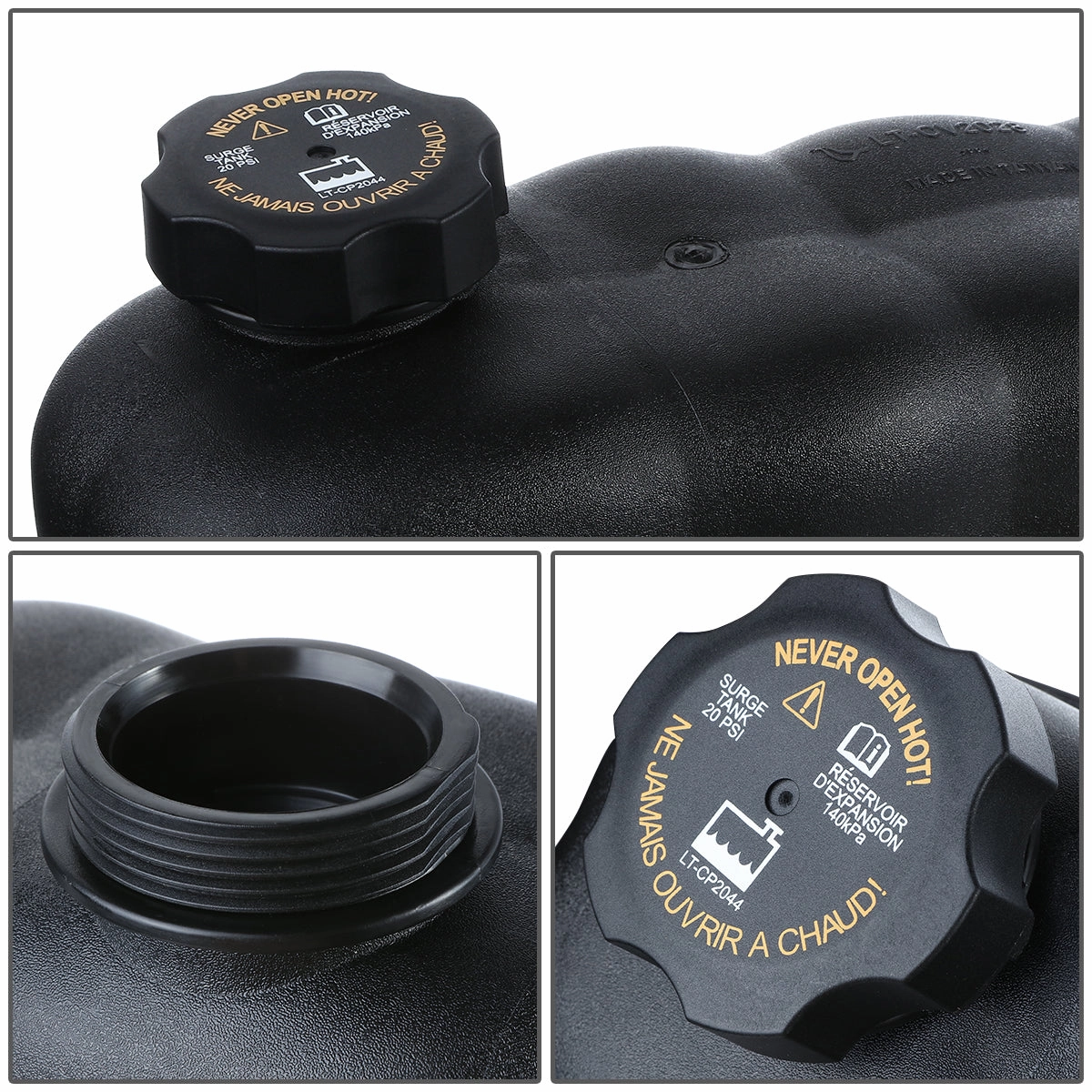 07-10 Chevy Silverado GMC Sierra 2500HD 3500HD Coolant Overflow Reservoir w/ Cap