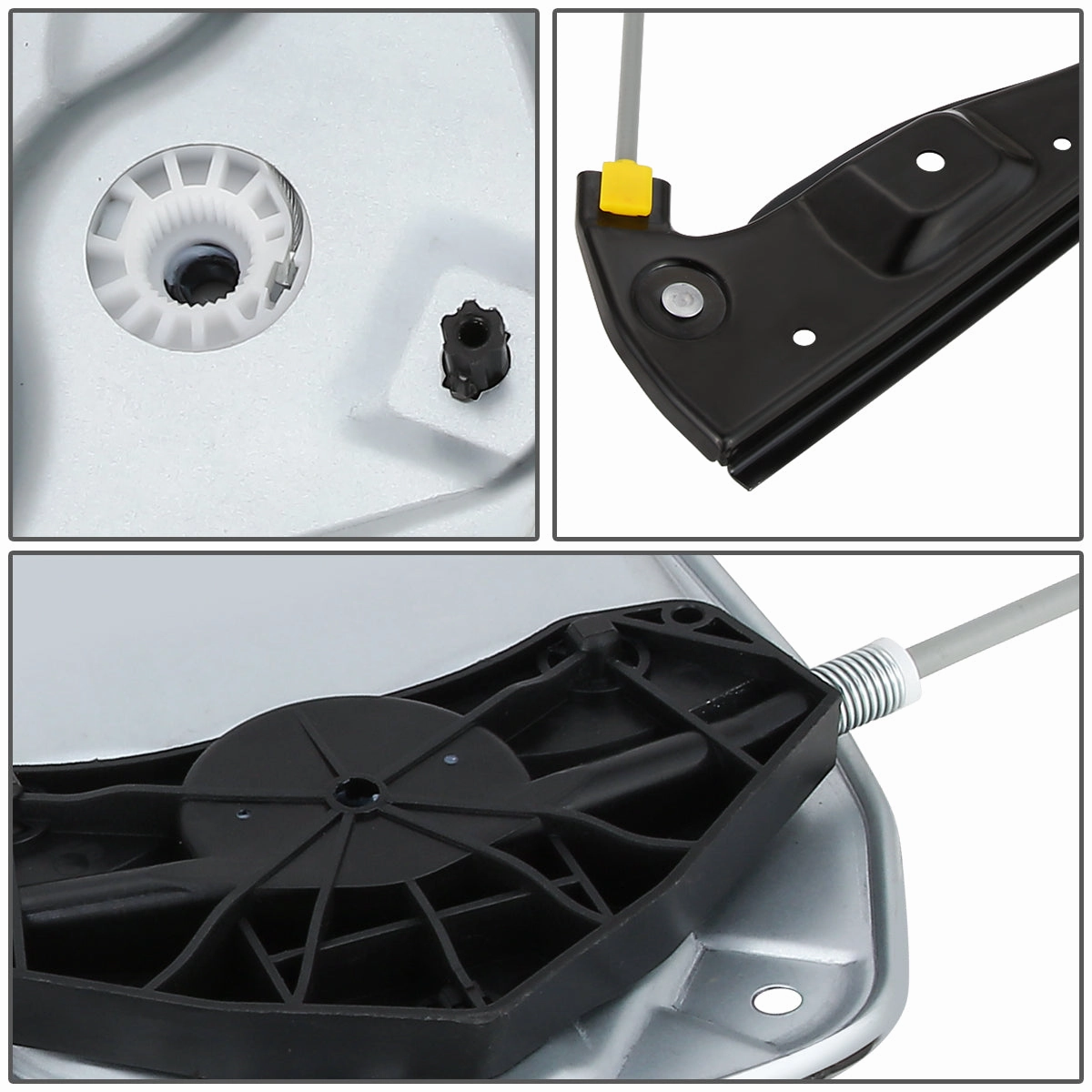 07-10 Volkswagen Golf City 07-09 GTI 4Dr Power Window Regulator w/o Motor - Front Left Driver Side