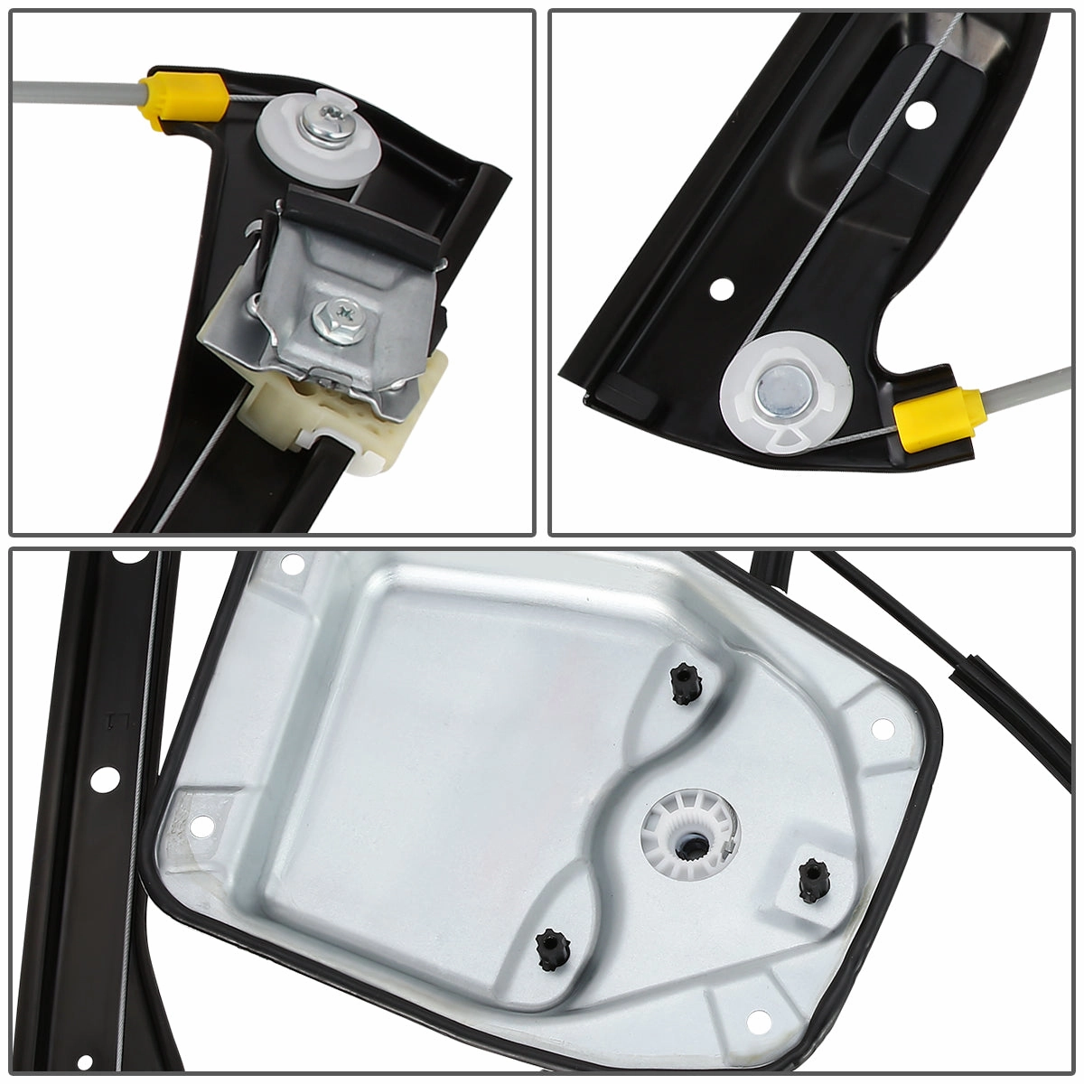 07-10 Volkswagen Golf City 07-09 GTI 4Dr Power Window Regulator w/o Motor - Front Left Driver Side