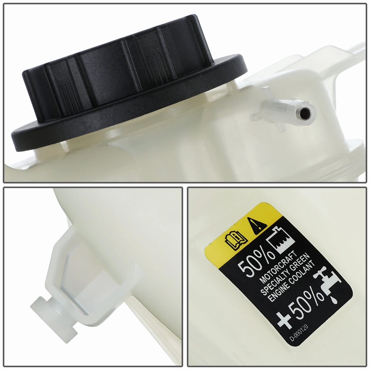 07-11 Lincoln MKZ 10-11 Ford Fusion 3.5L Coolant Overflow Reservoir w/ Cap