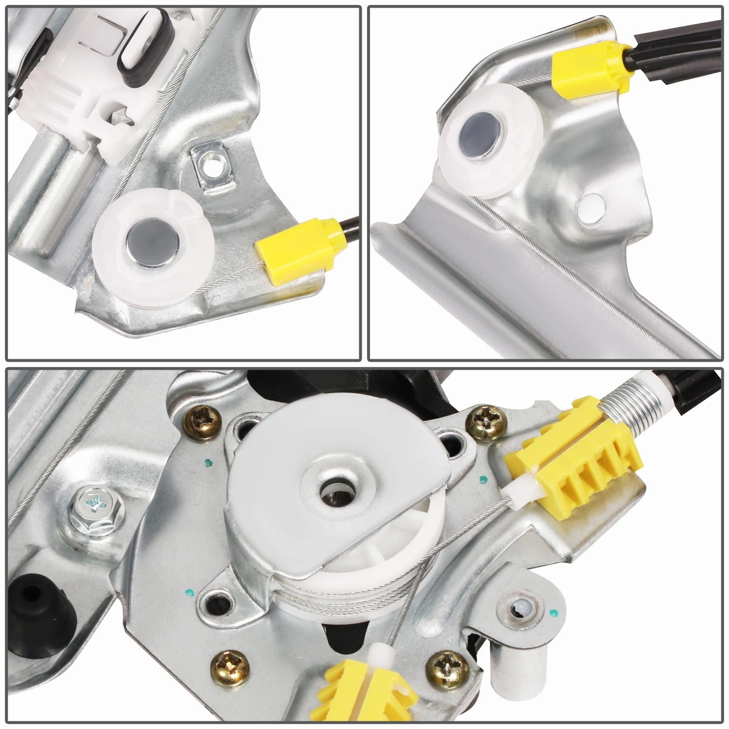 07-13 Chevy Silverado GMC Sierra 1500 2500 3500 Power Window Regulator w/Motor - Front Right Side