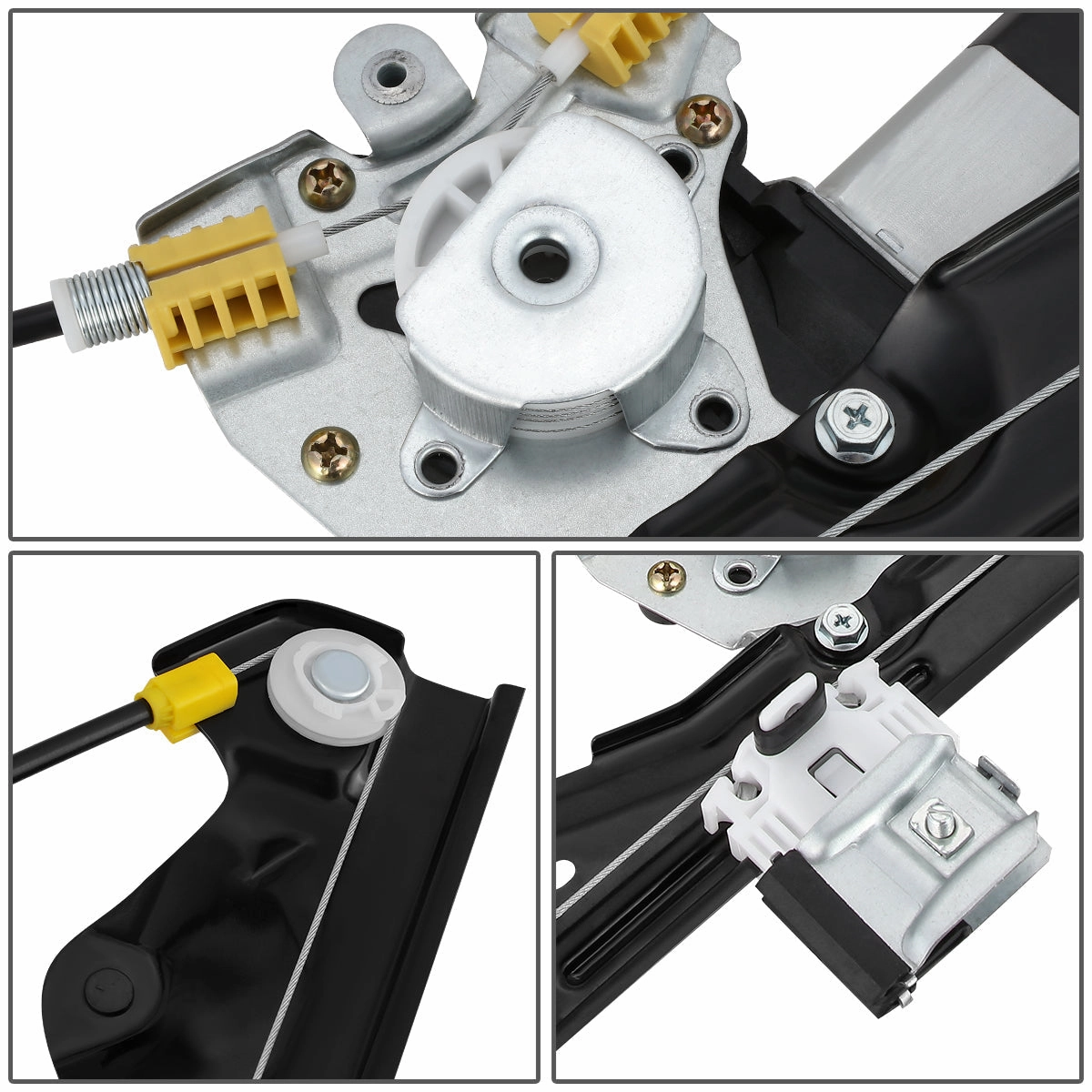 07-13 Chevy Silverado GMC Sierra 1500 2500 3500 Power Window Regulator w/Motor - Rear Left Side