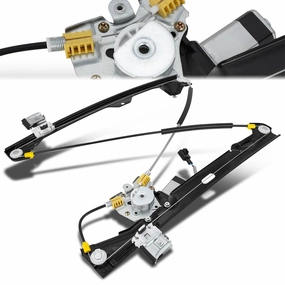 07-13 Chevy Silverado GMC Sierra 1500 2500 3500 Power Window Regulator w/Motor - Rear Left Side