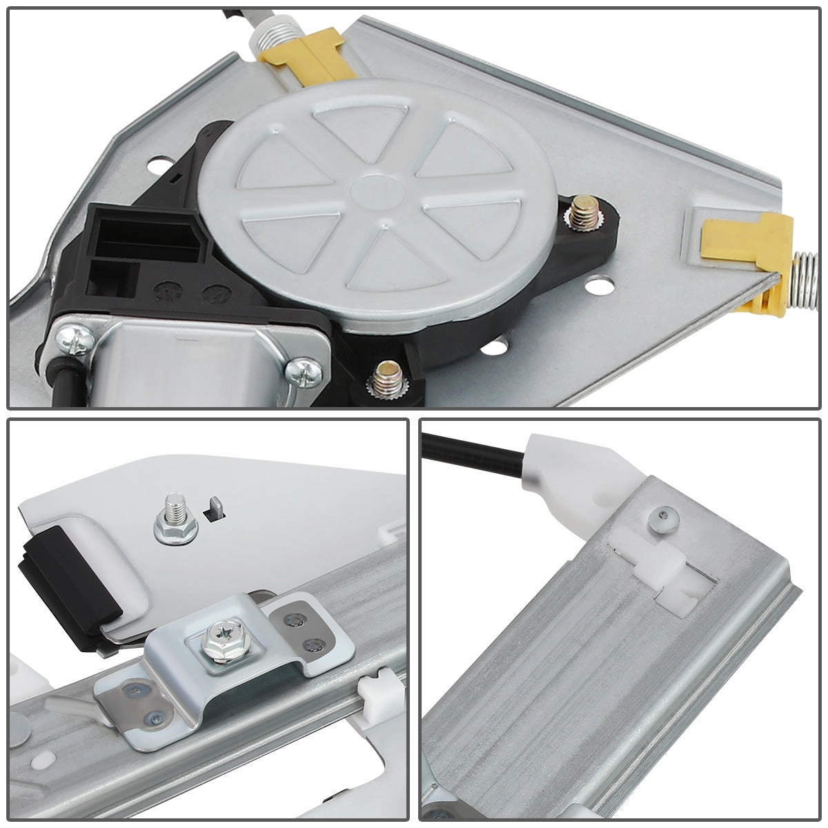 07-13 Chevy Silverado GMC Sierra 1500 2500 3500 Power Window Regulator w/Motor - Rear Right Side