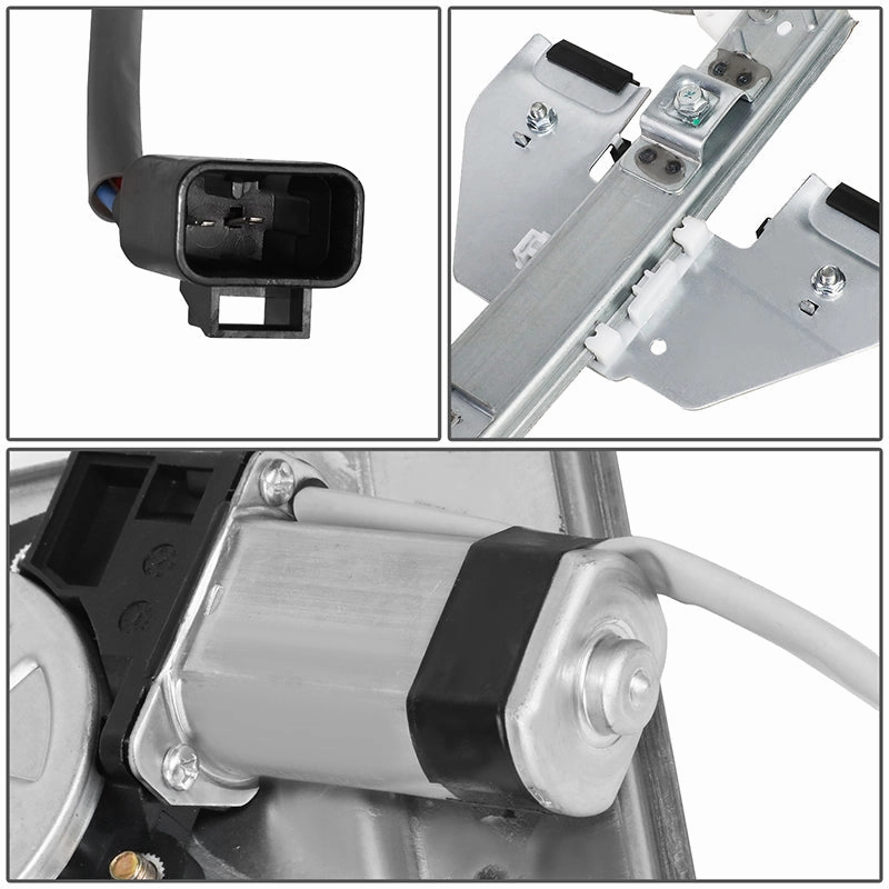 07-13 Chevy Silverado GMC Sierra Extended Cab Power Window Regulator w/Motor - Rear Left Driver Side