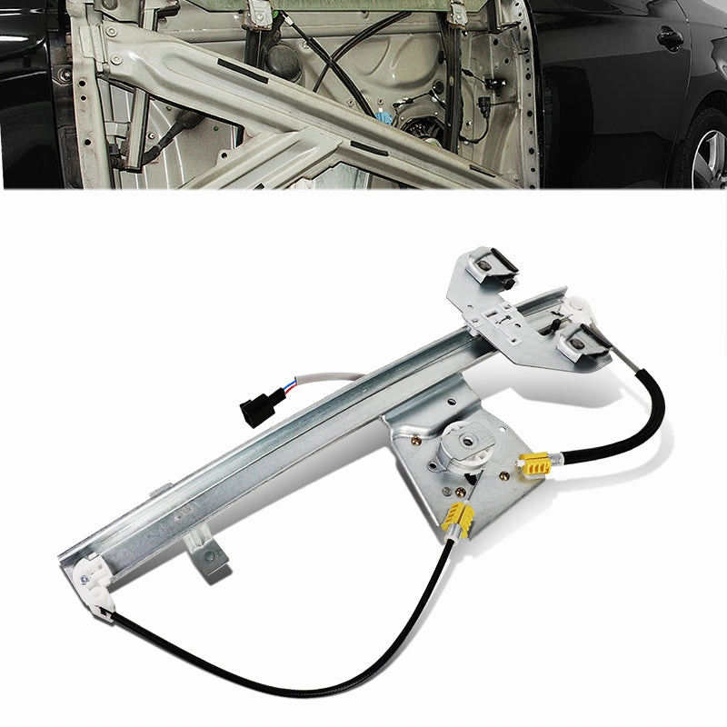 07-13 Chevy Silverado GMC Sierra Extended Cab Power Window Regulator w/Motor - Rear Left Driver Side